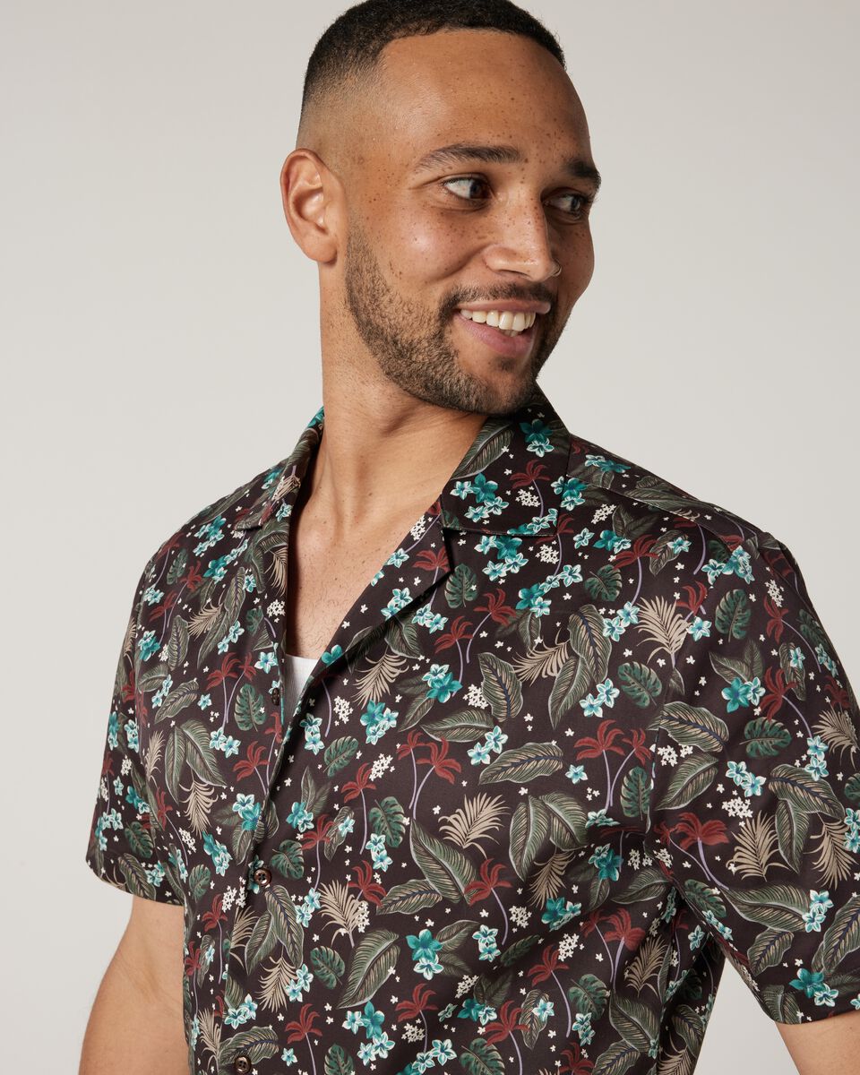 Regular Floral Print Short Sleeve Shirt